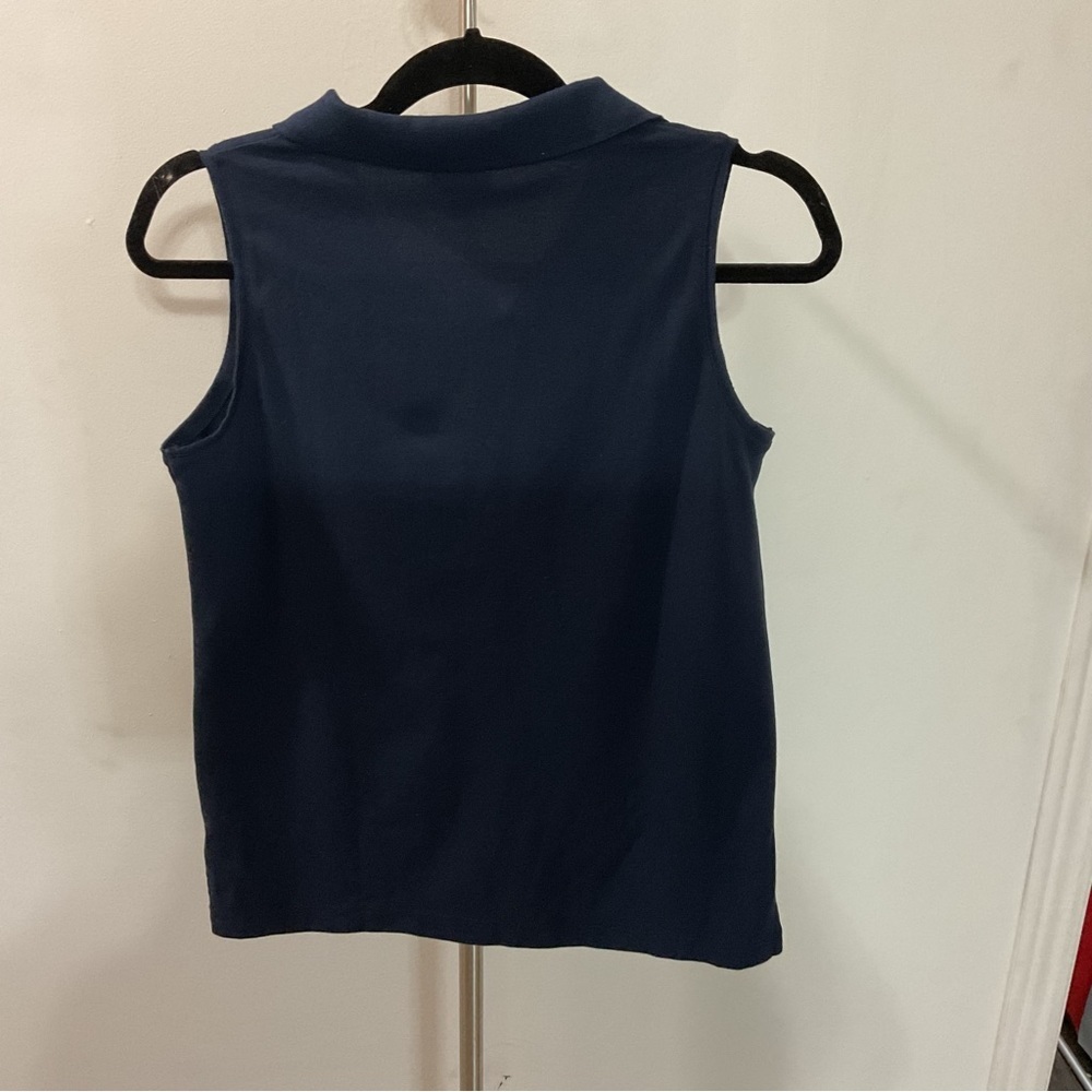J.Crew Navy Polo Sleeveless Polo Size XS - Picture 3 of 7